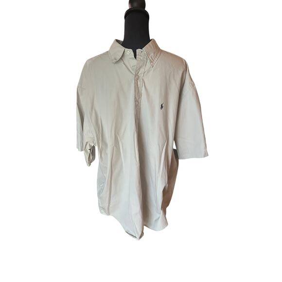 Ralph Lauren Cream Blake Short Sleeve Polo - Picture 1 of 7